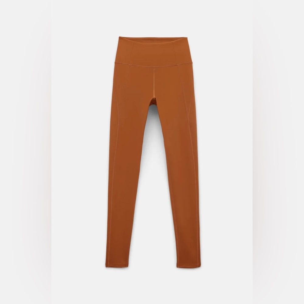 Girlfriend Collective Women's Compressive High-Rise Legging-Caramel-Size XXS